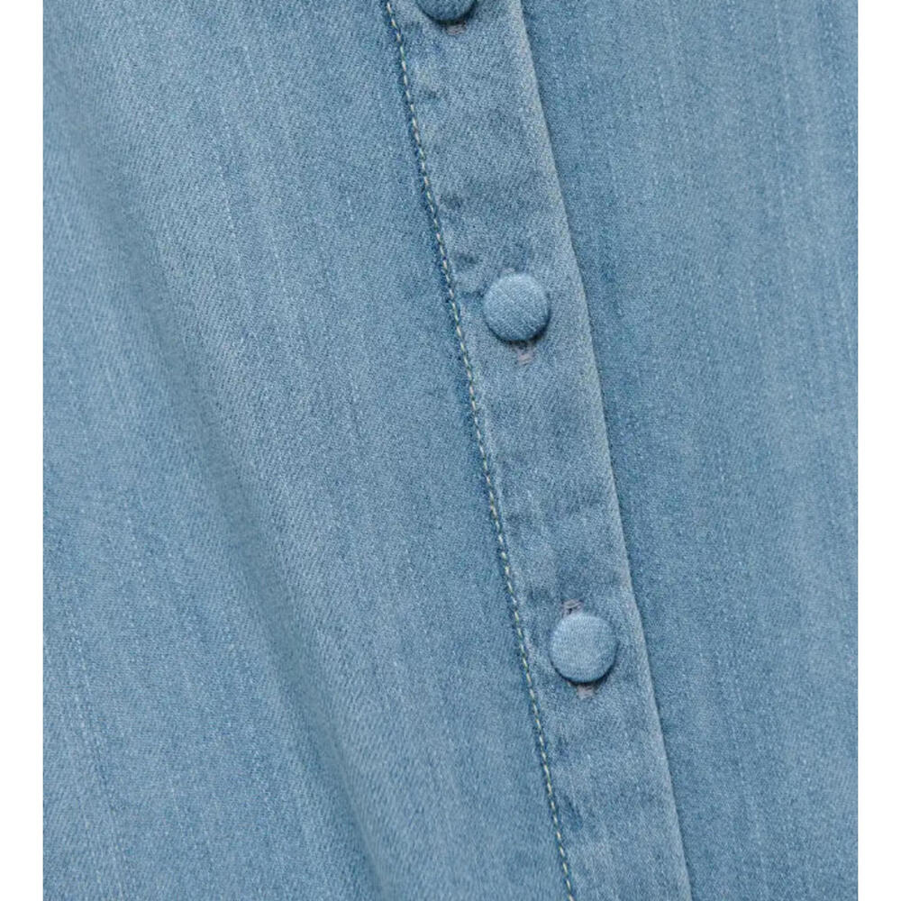 NEW, REFORMATION Sebastien Denim Midi Dress Size 4 #MD818 - Picture 6 of 12